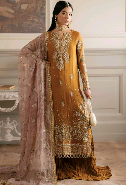 Nureh Introducing ELANORA - Unstitched: The Pinnacle of Luxury Fashion