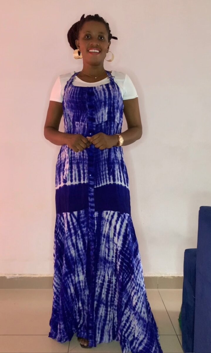 Robe Longue Tie-Dye Élégante