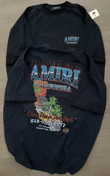 T-shirts Amiri “California” (noir)