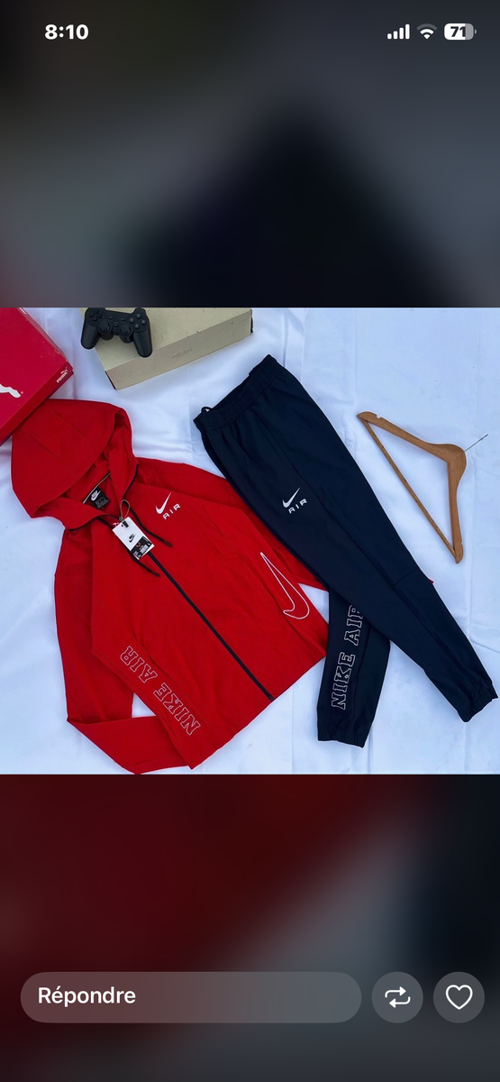 Ensemble de sport homme