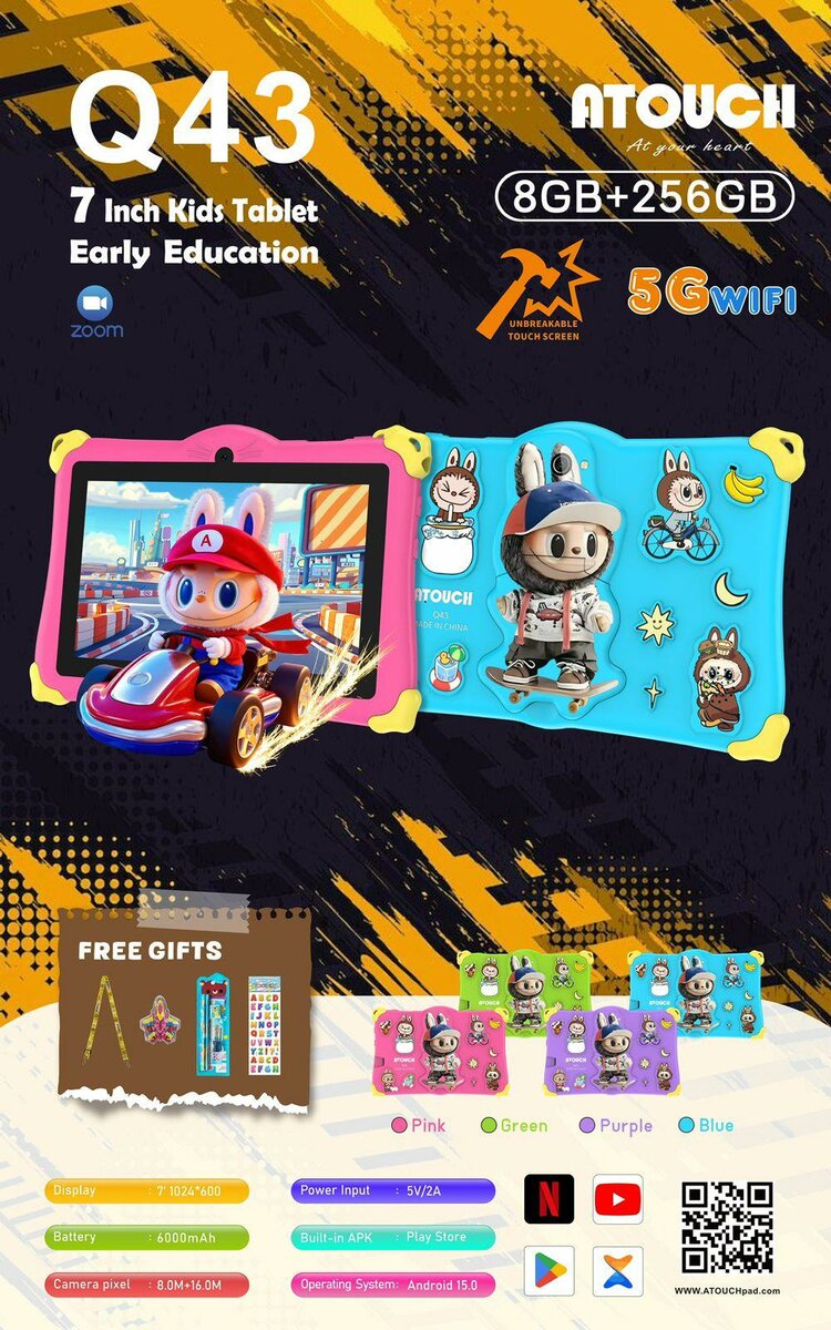 Tablette éducative 7'' enfants