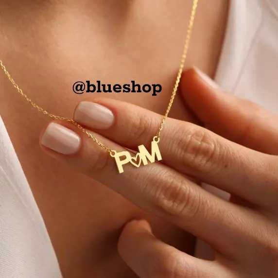 Couple First Letter Customized Pendant