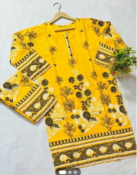 2pcs cotton embroided