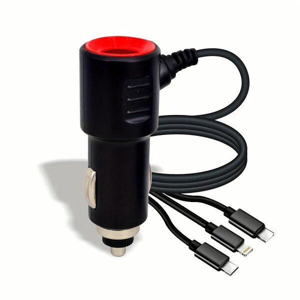 3-in-1 Car Charger Adapter