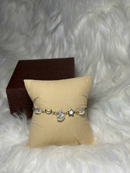 Bracelets élégants cœurs et perles