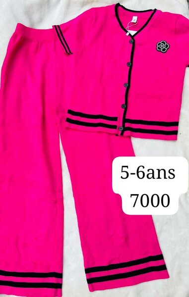 Ensemble Couture Enfant Rose