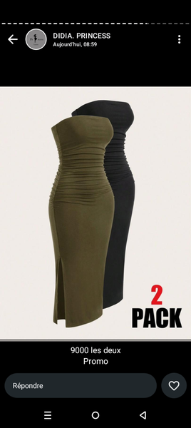 Robe fourreau sans bretelles