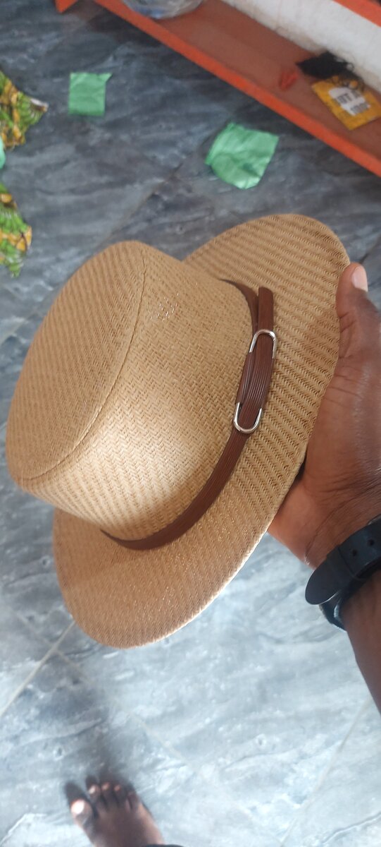 Chapeau Fedora en Paille Unisexe