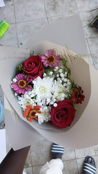 Bouquet de fleurs colorées