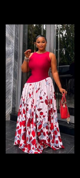 Robe élégante fleurie