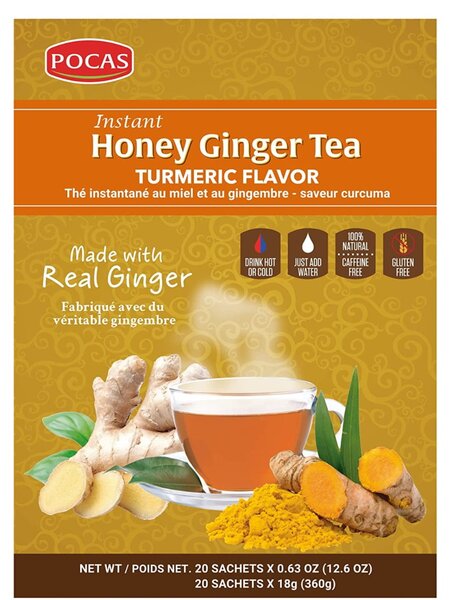 Thé au Gingembre Miel Curcuma Instantané