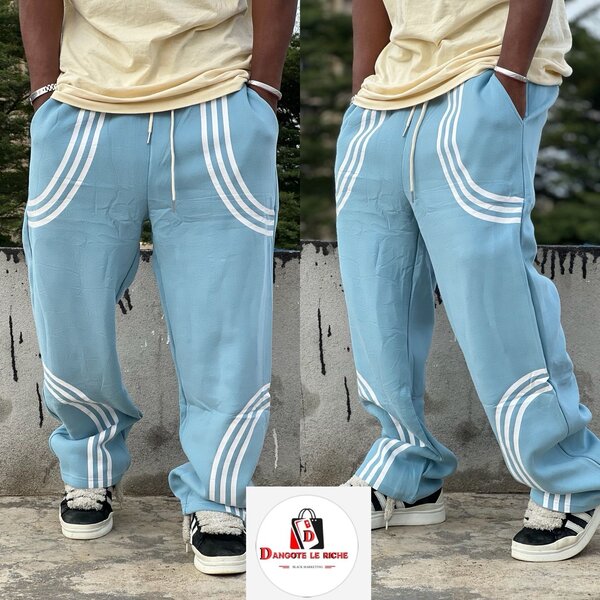 Pantalons bleus unisexes