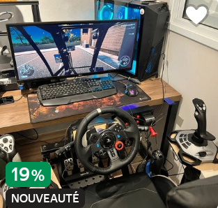Volant de course Logitech G29 pour PC et PS4