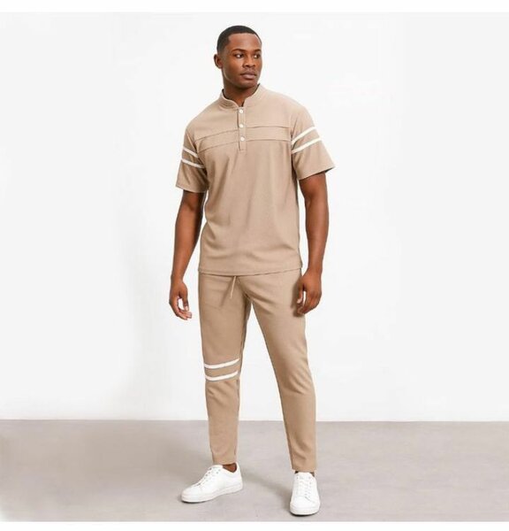 Ensemble Décontracté Beige Homme