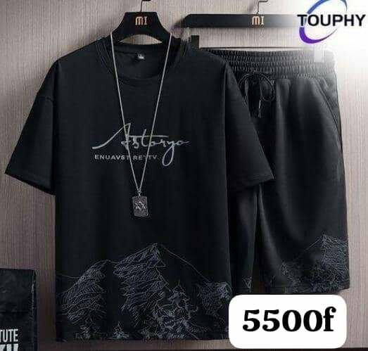 Ensemble T-shirt et Short Casual