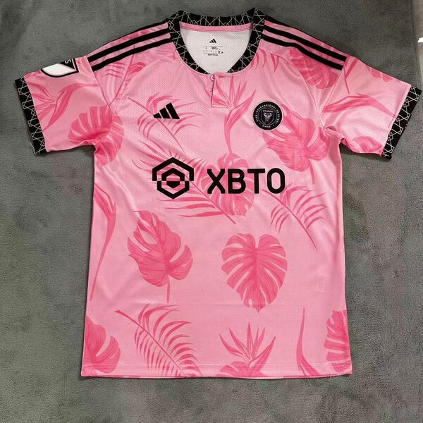 Maillot de Foot Rose Imprimé