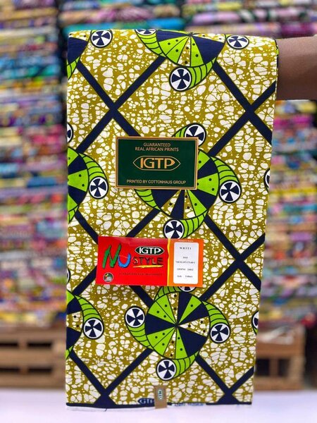 Tissu Wax Africain Motif Moderne