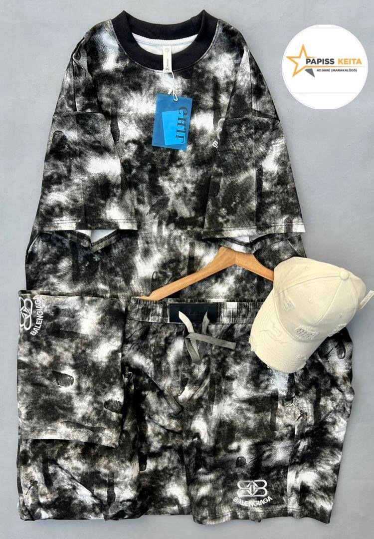 Ensemble décontracté homme tie-dye