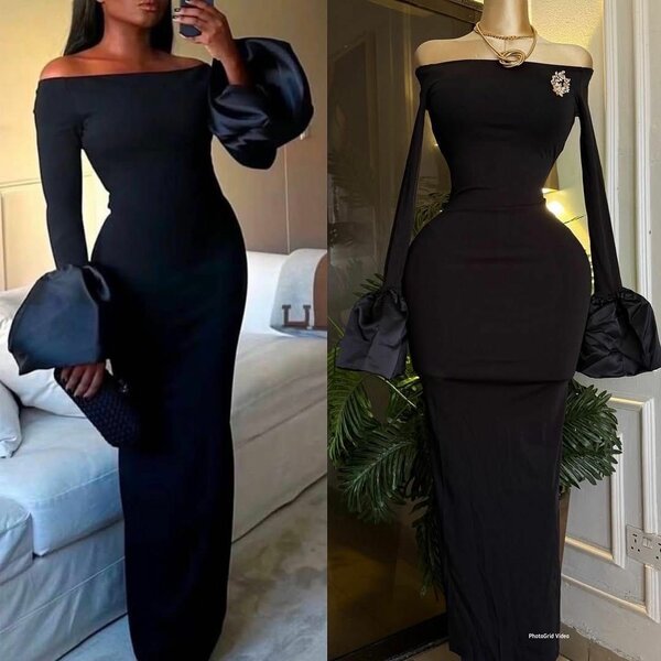 Robe Longue Épaules Découvertes