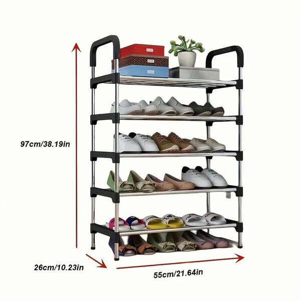 Étagère à chaussures 5 niveaux