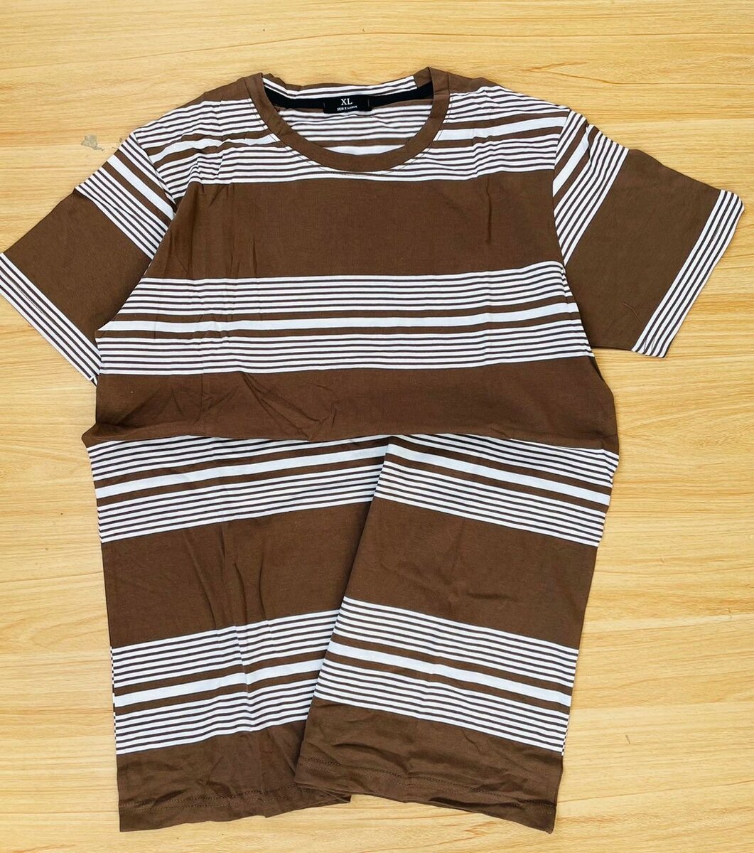 Striped cotton T-shirts