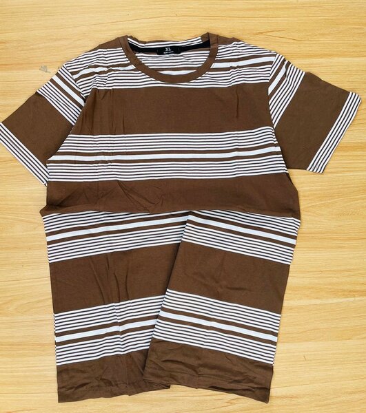Striped cotton T-shirts