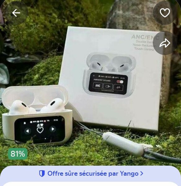 Écouteurs sans fil ANC