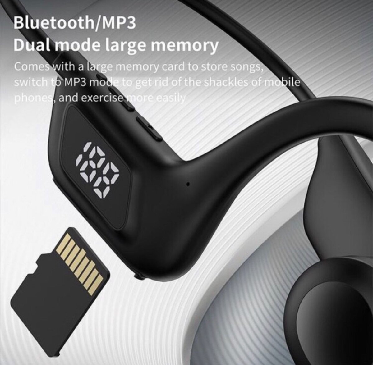 Bone Conduction uses SD card Black