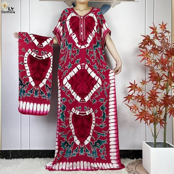 Robe Caftan Motif Floral