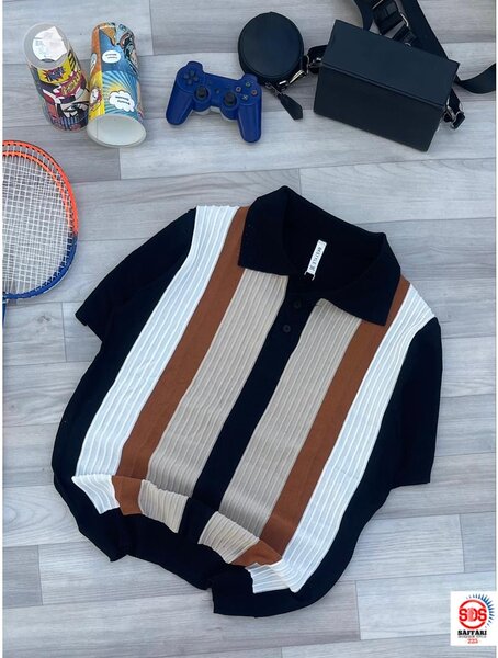 Polo à rayures vintage