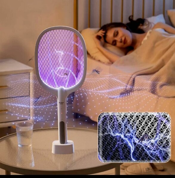 Raquette Anti-Moustiques Électrique