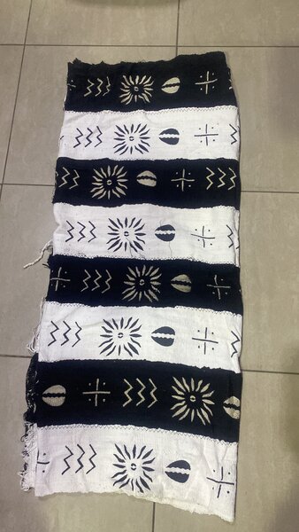 Tissu ethnique coloré en coton