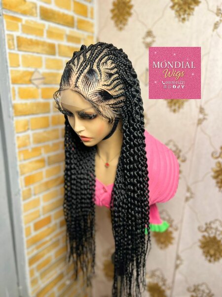 Perruque Tressage Ondulé