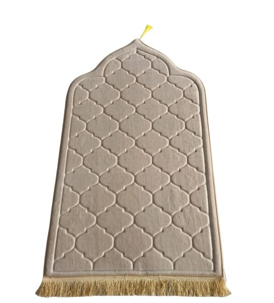 Tapis de prière en forme de mosquée