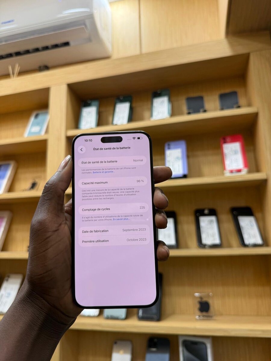Smartphone moderne avec garantie