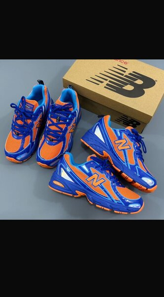 Baskets New Balance Orange Bleu