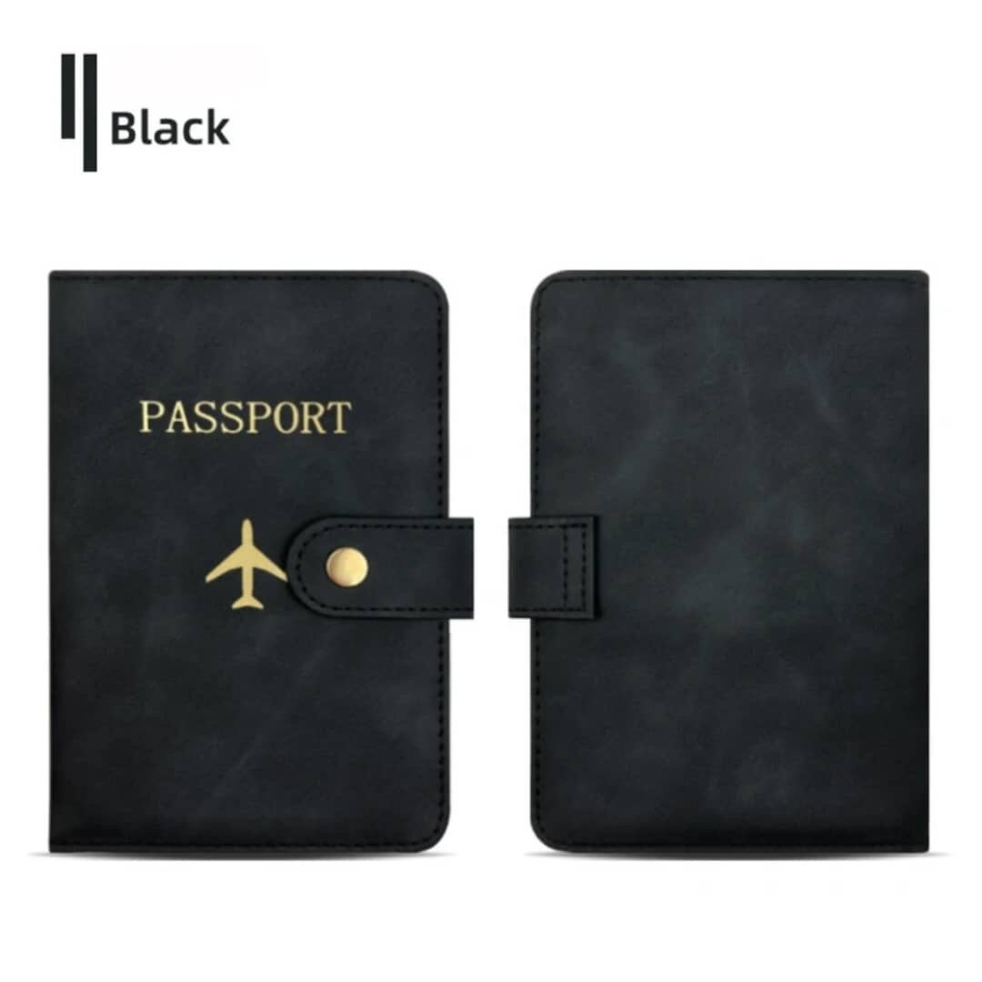 Pochette passeport en cuir élégant