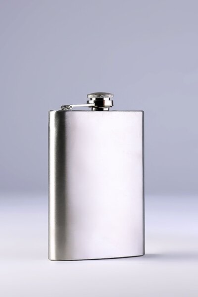 Flasque en acier inoxydable