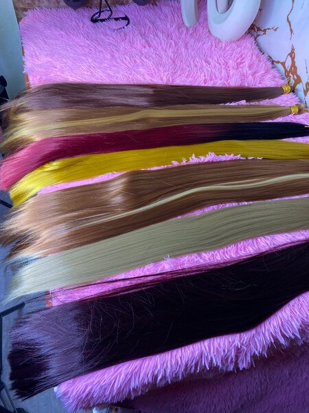 Bone straight(braids ext)