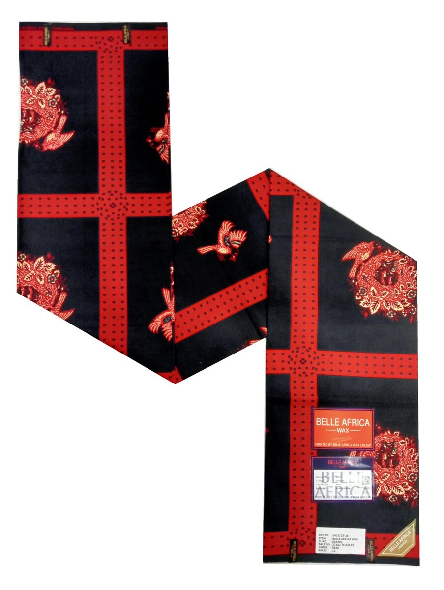 Tissu Wax Africain Coloré