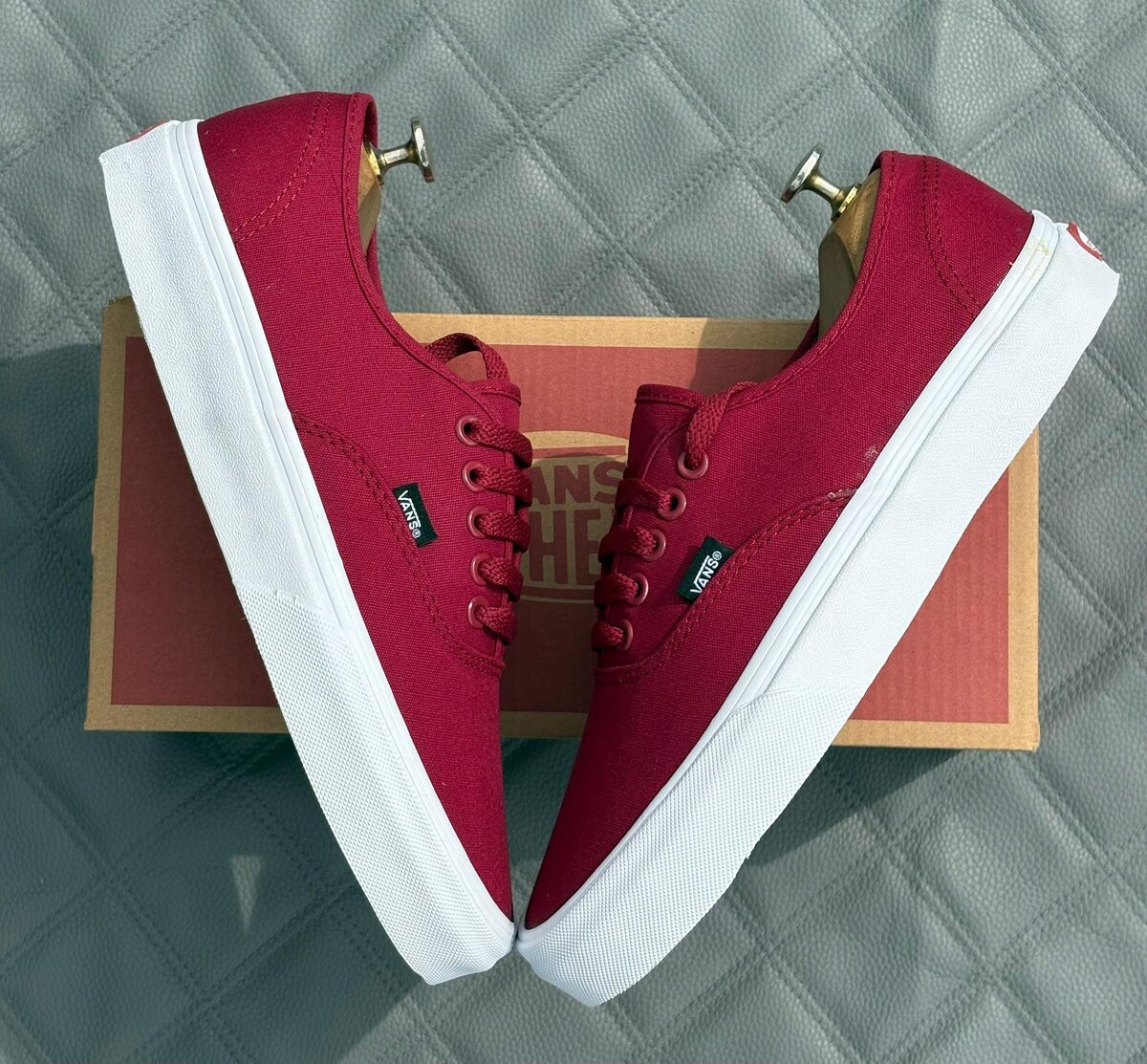 Baskets Vans rouges classiques