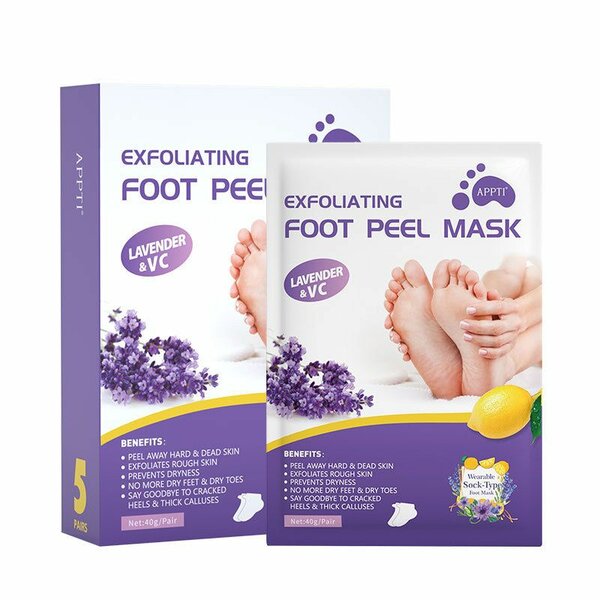 masque peeling pour les pieds. Produits cosmétiques