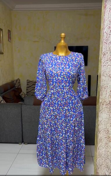 Robe longue fleurie élégante