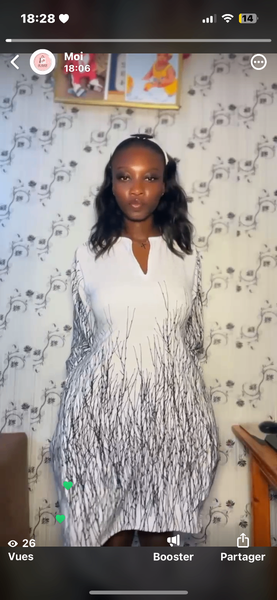 Robe élégante en coton