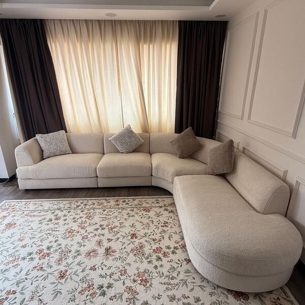 Canapé d'angle modulable élégant