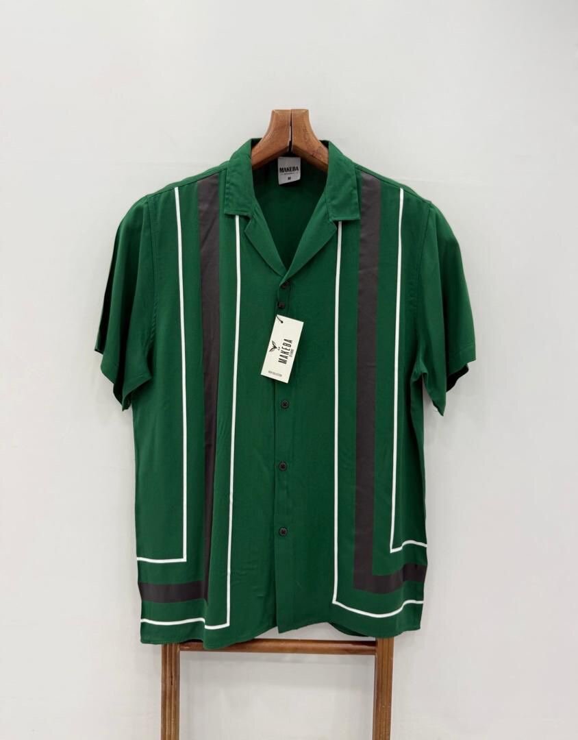 Chemise colorée à motifs