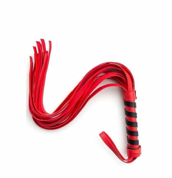 Fouet BDSM Rouge Sensuel