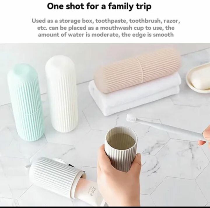 Étui de voyage pour brosses à dents