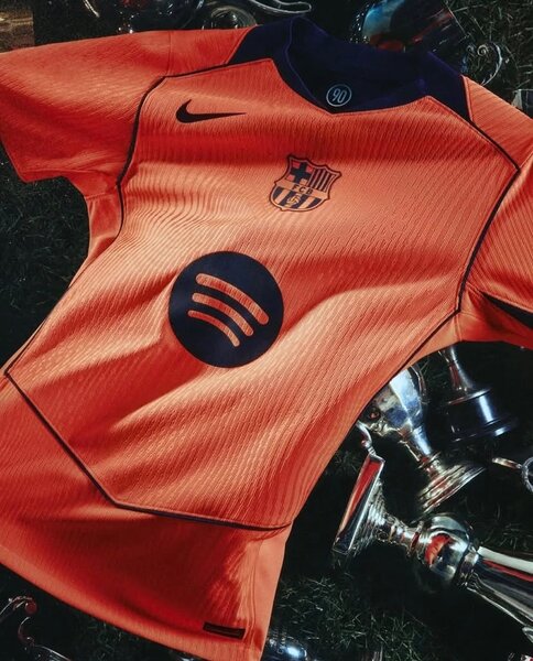 Maillot de Football Orange Homme