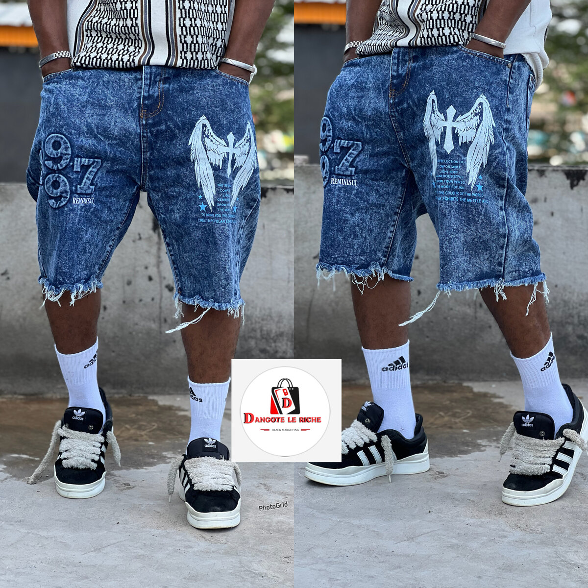 Shorts en jean décontractés